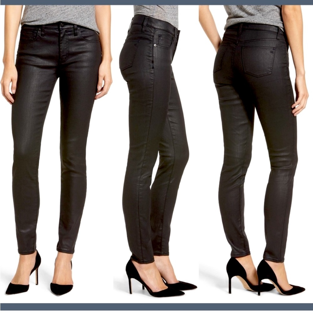 Madewell 10” high rise skinny jean in black